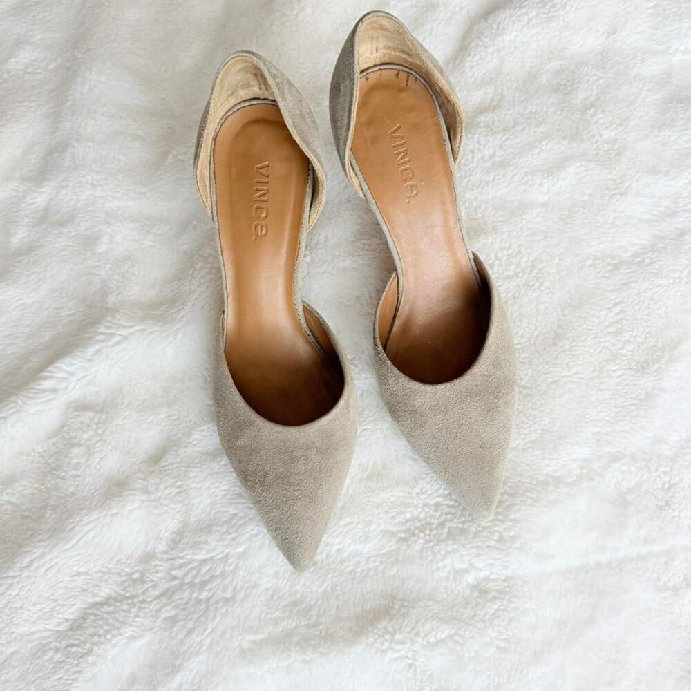 Vince Vince grey suede pumps 6.5 - Picture 6 of 8